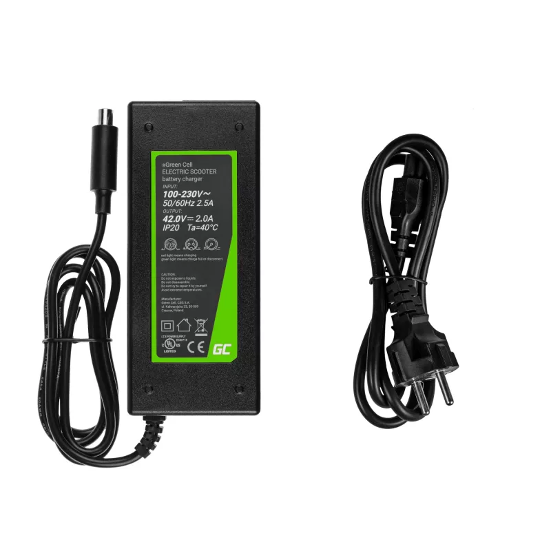 Indoor Power Adapter Green Cell SAD01 100-240V Black