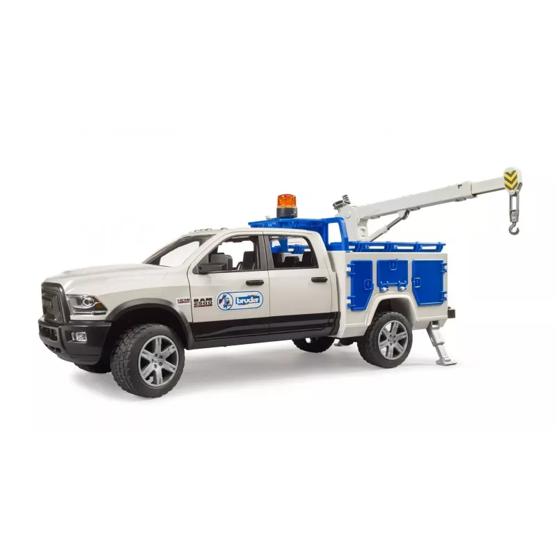 Auto Dodge RAM 2500 Service With Rotating Light Rooster BRUDER 02509