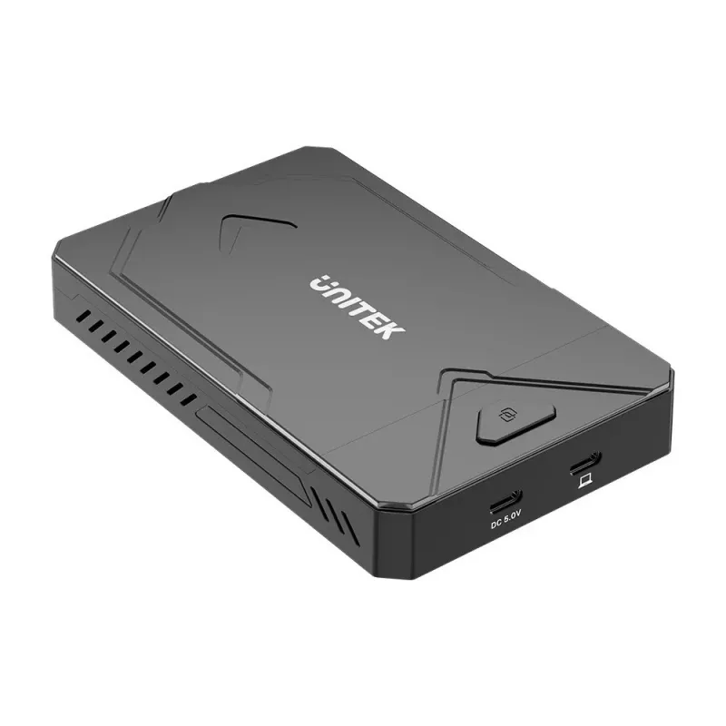 External Storage Drive Enclosure Unitek S1229CBK01 for M.2 NVMe and SATA SSD, Black