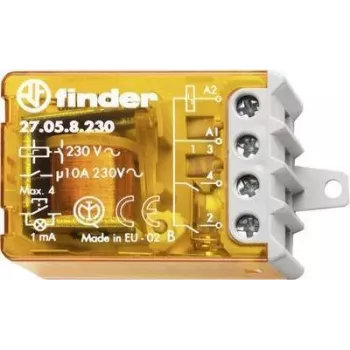 Finder Impulse Switch Flush-Mount 1 pc(s) 27.05.8.230.0000 2 Normally Open Contact 230 V/AC 10 A 2300 VA (27.05.8.230.0000)