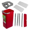 GB870 MaxiClean Flat Mop Set with 2 in 1 Cleaning Bucket 5.7L Mop Set Floor Wiper Mop Cleaning System Cleaner 360 Rotating Mop Head