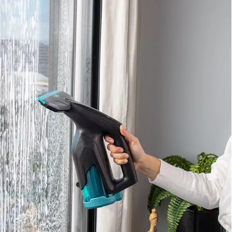 Cecotec Window Vacuum Cleaner | Conga Popstar Glass Titanium | Cordless | Black