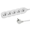 Power extension ESPERANZA ELK207W — 1.5 m cable, 5 Type E AC outlets, indoor, 220–250V