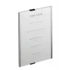 Durable Info Sign Acrylic Aluminium Silver 4806-23
