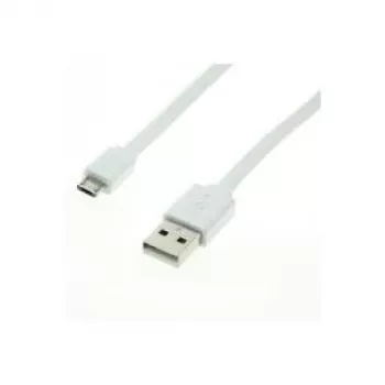 ROLINE - USB Cable - USB Type A, 4-pin (M) - 5-pin Micro-USB Type B (M) - 1 m (USB/USB 2.0) - Moulded - White (11.02.8761)