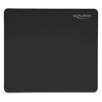 Mouse Pad DeLOCK 12152 Black 400x450 mm Rubber Non-slip Base
