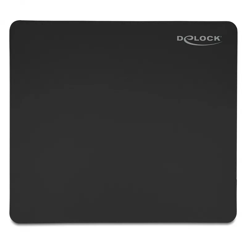 Mouse Pad DeLOCK 12152 Black 400x450 mm Rubber Non-slip Base