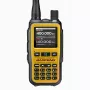 Handheld Baofeng walkie-talkie UV-5R Mini with USB-C charging, Bluetooth, VHF/UHF, 5 W, 1600 mAh, orange