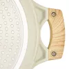 Shallow pot D28cm 4.1L/beige