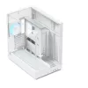 APNX Tower case V2 — white, tempered glass panels x3