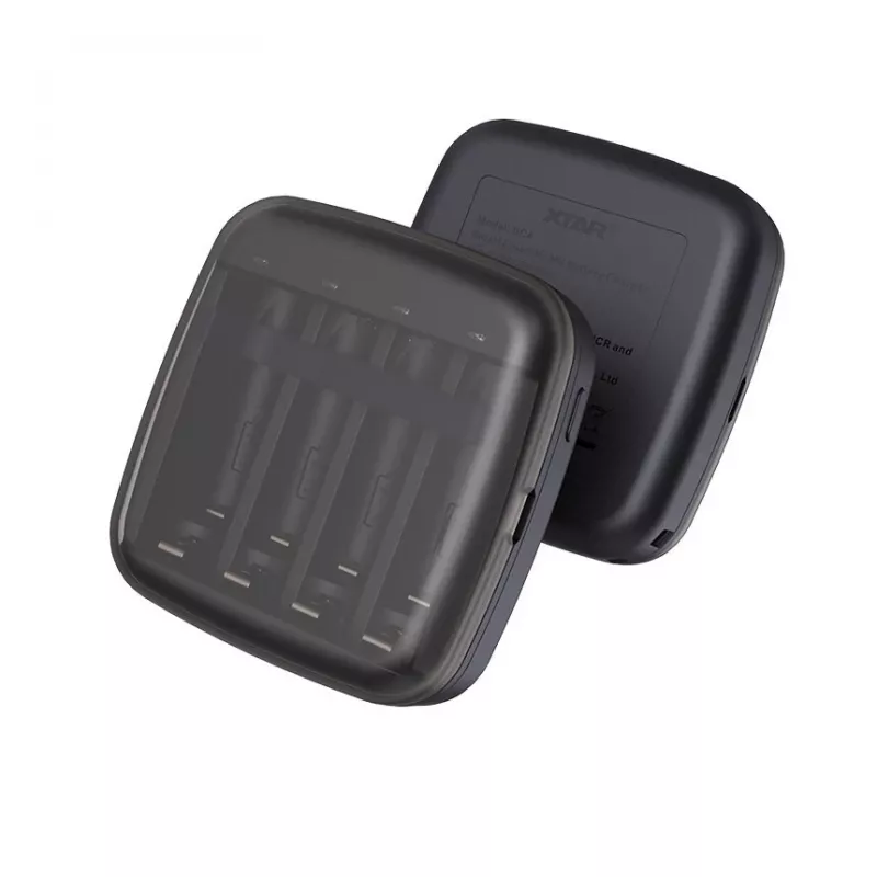 Battery charger XTAR BC4 for AA/AAA NiMH and Li-ion, 4-slot, DC/USB input, black