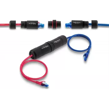 Network Cable Delock RJ45 Connector to Cat.6 with M16 Thread 90780