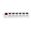 Power Extension LogiLink LPS250 1.5m 6 AC Outlets Indoor White