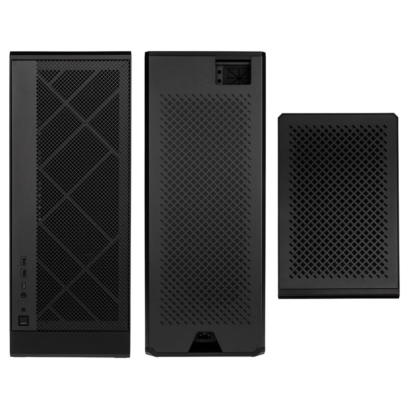 SilverStone ALTA G1M - microATX Tower - micro ATX - no power supply (SFX12V/SFX-L12V) - Black - USB/Audio