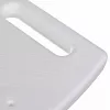 Rectangular adjustable shower stool