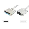 Digitus Datatransfer extension cable D-Sub25/M - D-Sub25/F