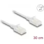 Network Cable DeLOCK RJ45 Cat.6A plug to plug 0.3m white