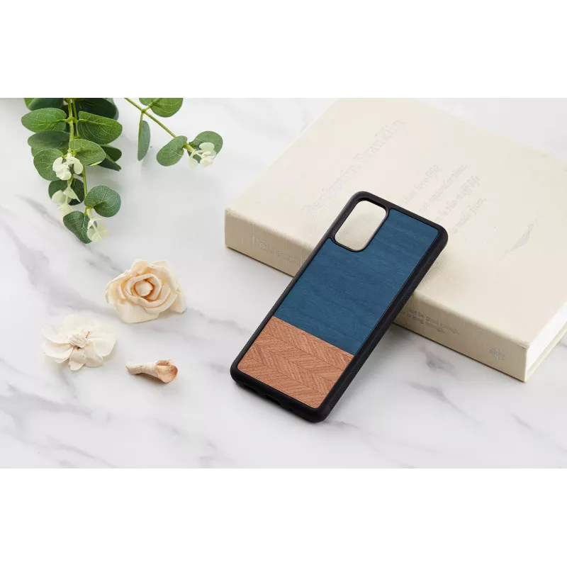 Phone case Man and Wood Galaxy S20+ denim black — protective cover for Samsung Galaxy S20+
