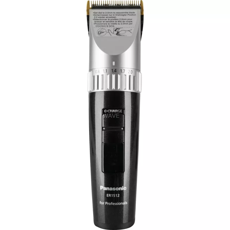 Panasonic ER1512 rechargeable Stainless Steel hair clipper/trimmer (ER-1512)