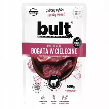 BULT Rich in veal - wet dog food - 500g