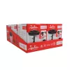 Manual food chopper Jata HMAQ4506 capacity 0.9 L stainless steel blades 140 mm height 12.5 cm diameter Black Red Transparent