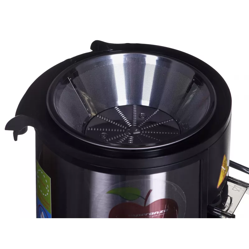 Juice maker ESPERANZA EKJ002 — 500 W, 0.45 L juice container, 1.5 L pulp bin, stainless steel/black