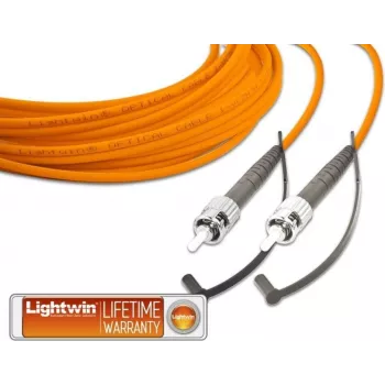 LIGHTWIN LSP-50 ST-ST1 - Simplex LWL Patch Cable, MM OM2, ST - ST, 1,0 m (LSP-50 ST-ST 1.0)