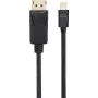 Renkforce Mini-DisplayPort / DisplayPort Connection Cable 1.00 m RF-4538172 Gold-Plated Plug Contacts Black [1x Mini-DisplayPort Plug - 1x DisplayPort (RF-4538172)