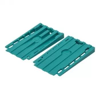 Flooring tool Wolfcraft 6975000 for laminate and parquet, grey, pack of 3
