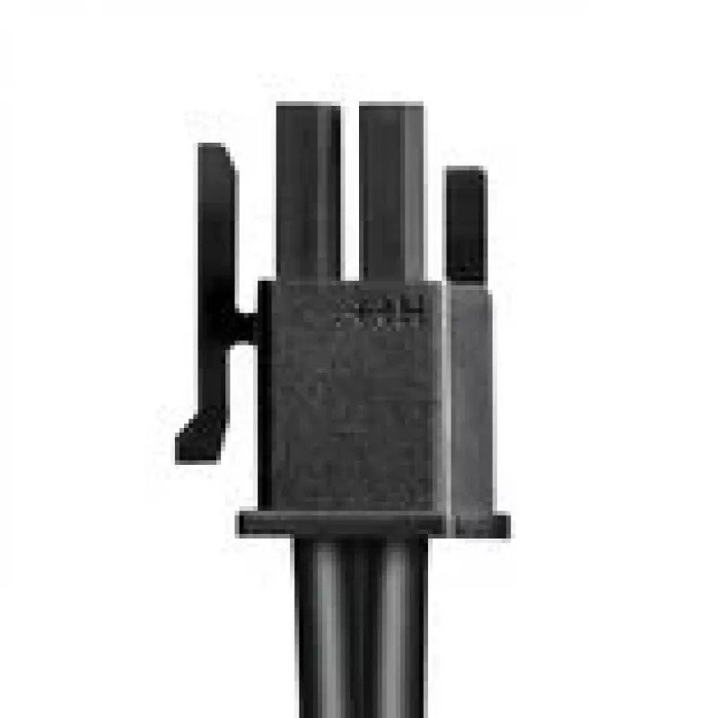CableMod Basics Universal 12V 2x6 Cable, 90° Connector, 16-Pin to 16-Pin - black, 60 cm, var. A