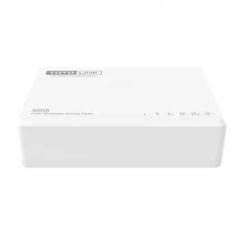 Unmanaged Switch TOTOLINK S505-V5 5 Ports Fast Ethernet 10/100 White