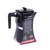 Coffee maker Pedrini 9114-8 aluminum stovetop 6 cups dark grey