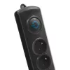 Surge Protector Qoltec 50112 Black 6 AC outlets 230V 3m