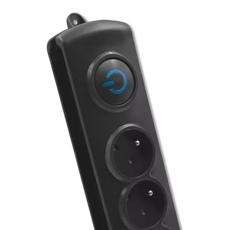 Surge Protector Qoltec 50112 Black 6 AC outlets 230V 3m