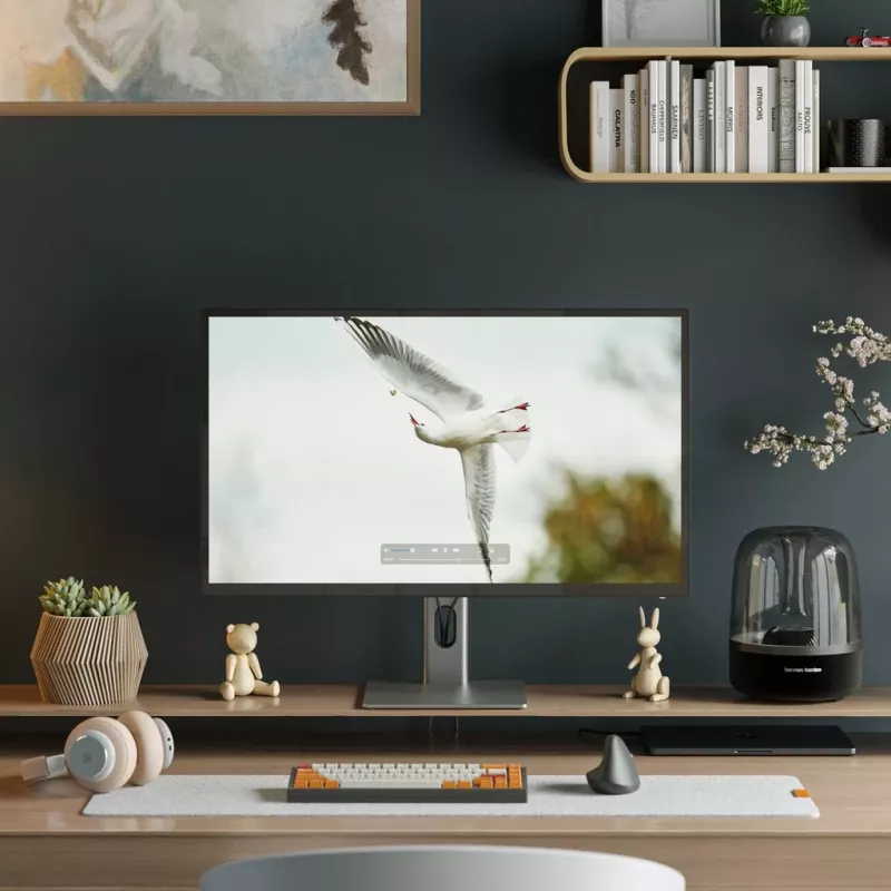 ALOGIC 32C4KPD LED display 81,3 cm (32) 3840 x 2160 Pixel 4K Ultra HD Aluminium - Black (32C4KPD)