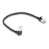 Network Cable DeLOCK RJ45 Cat.6A 0.25m Black