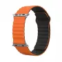 Wristband GUAN Premium for Apple Watch 38/40/41/42mm — Orange and Black