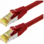 Networking Cable Helos Cat 6a S/FTP 3 m Red