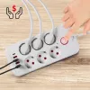 Power strip MACLEAN MCE389 W — 6 sockets, 4×USB-A, 1×USB-C, 2500W, 110–240V, 1.5 m cable, white