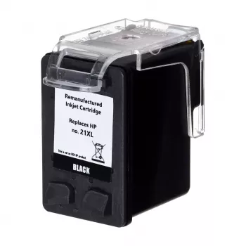 Superbulk B-H21XL Black Ink for HP Printer (Replacement HP 21XL C9351A) Standard