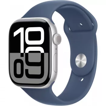 Apple Apple Watch Series 10 GPS 46mm Silver Aluminium Case with Denim