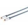 Cinch (RCA) Connector ShiverPeaks 90022-10MHQ — 10 m chrome cable with gold-plated contacts