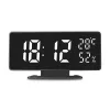 Digital LED alarm clock GreenBlue GB395 with temperature display