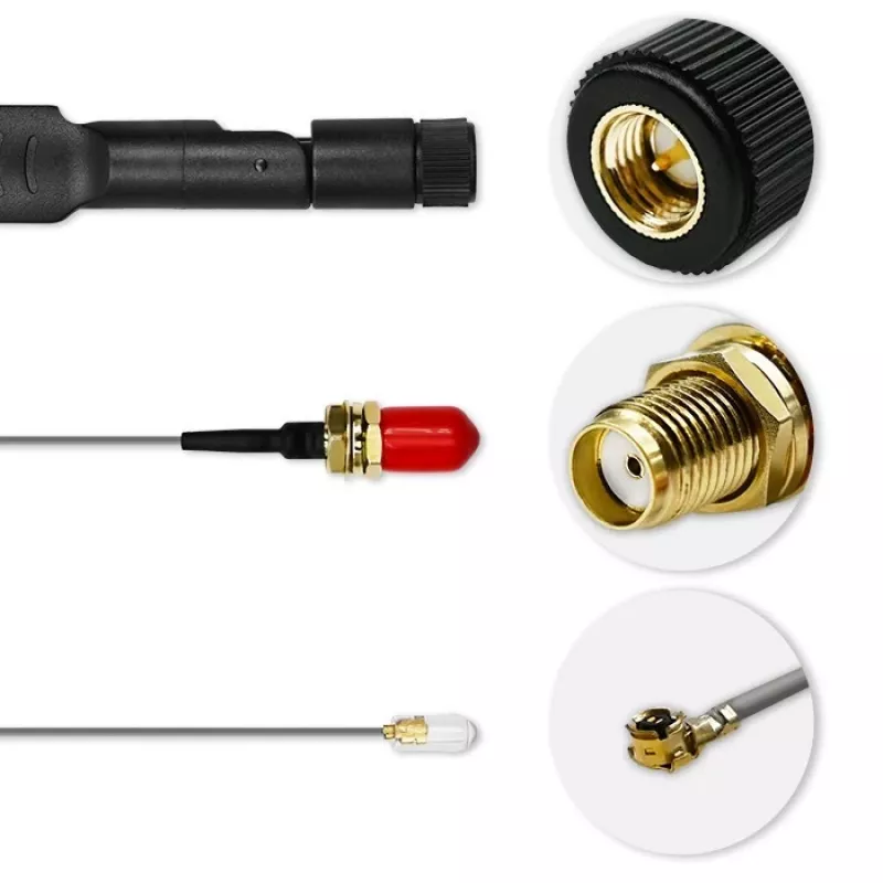 Outdoor 4G LTE Dual Antenna QOLTEC 57047 5 dBi Omnidirectional