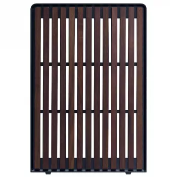 Mini-ITX/mATX PC case Lian Li A3-mATX Wood Edition — walnut front panel, black chassis