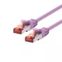Network patch cable LOGON TCF66F050V Cat6a F/UTP (FTP) Violet, 5 m, RJ-45–RJ-45