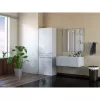 Topeshop NEL 2K DD white gloss bathroom storage cabinet White