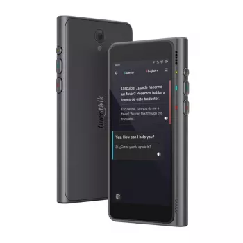 Portable Translator Timekettle Fluentalk T1 AI — real-time speech translation, wireless, compact