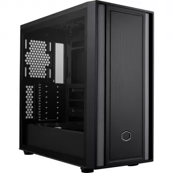 Cooler Master MasterBox 600 Lite PC case, MIDI-Tower, E-ATX, Tempered Glass - Black
