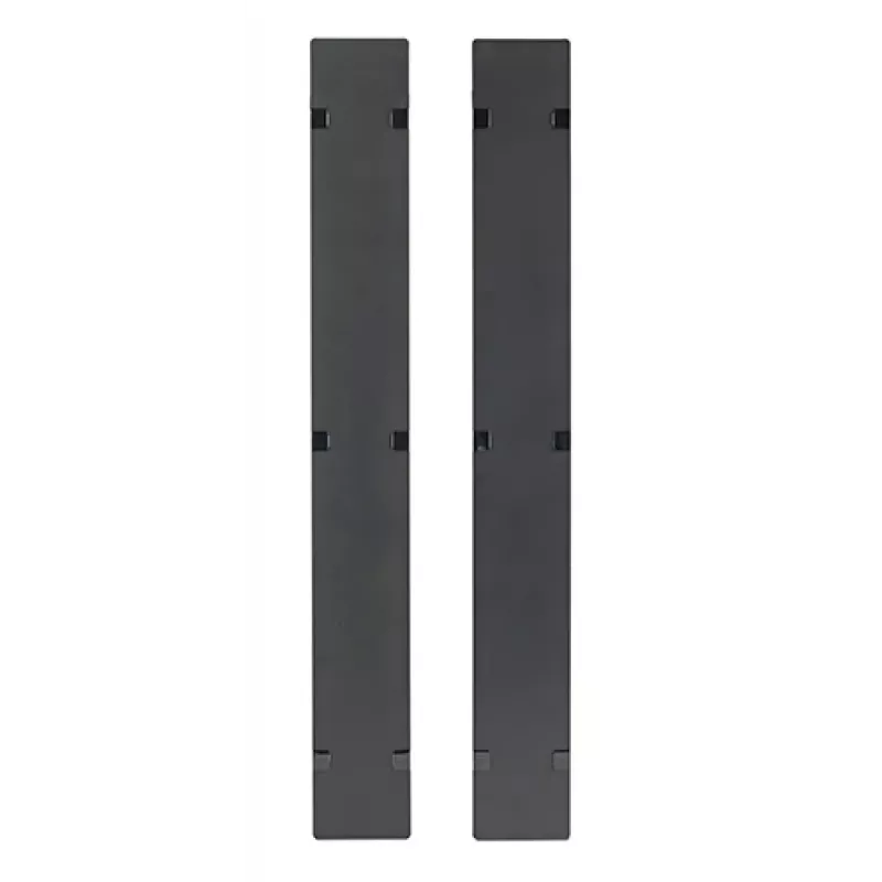 APC NetShelter Cable Management, Vertical Cable Manager, Hinged Covers, for NetShelter SX 750mm W 48U, Set of 2, 109 x 2184 x 13 mm